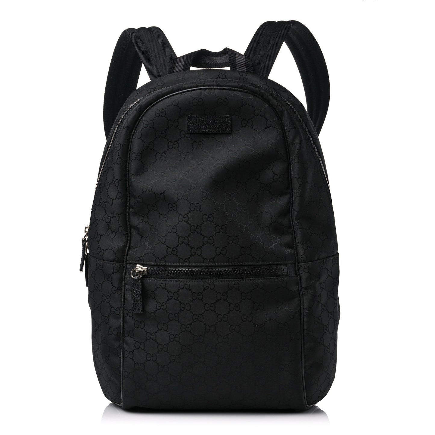 Nylon Monogram Slim Backpack Black