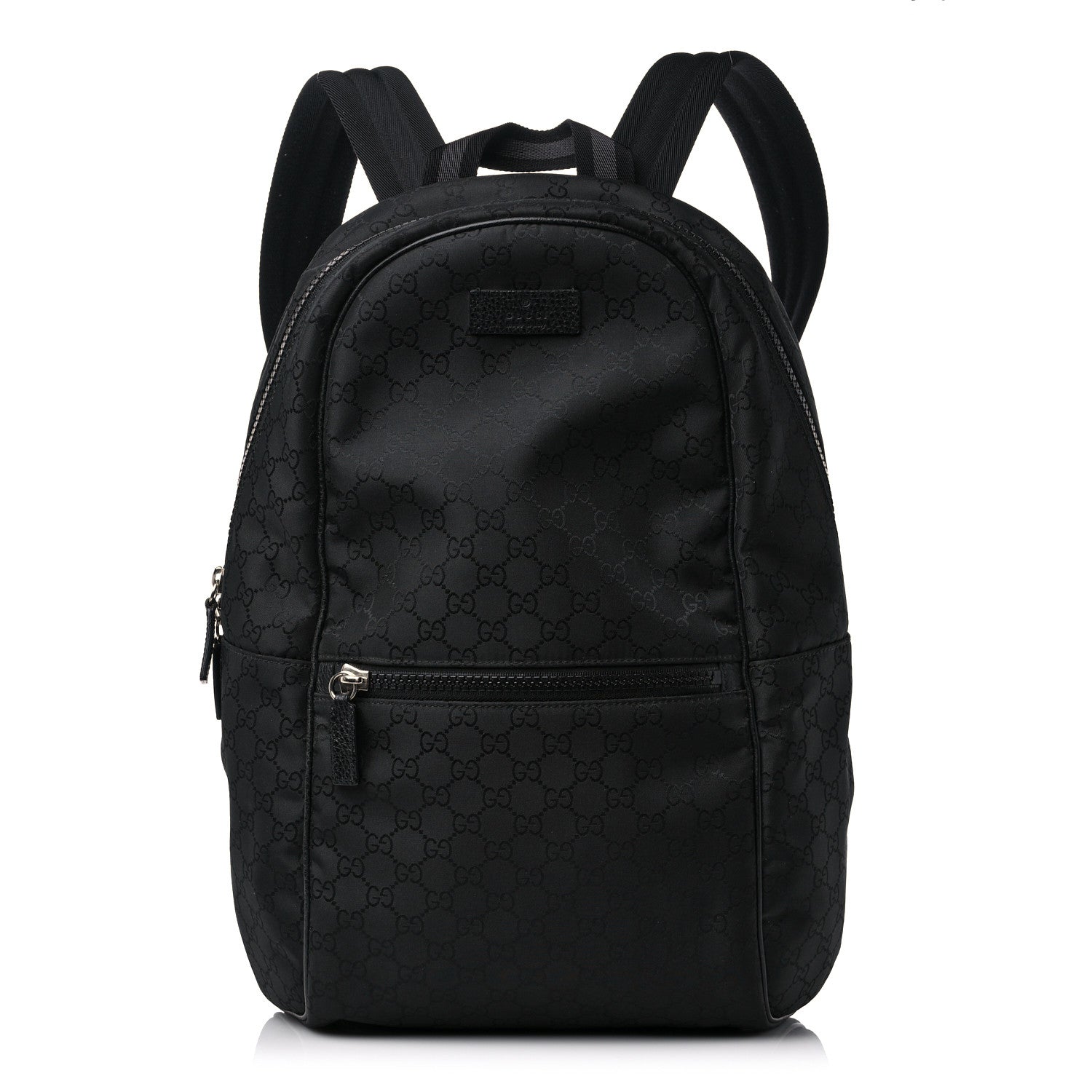 Gucci Nylon Monogram Slim Backpack Black 1 of 11