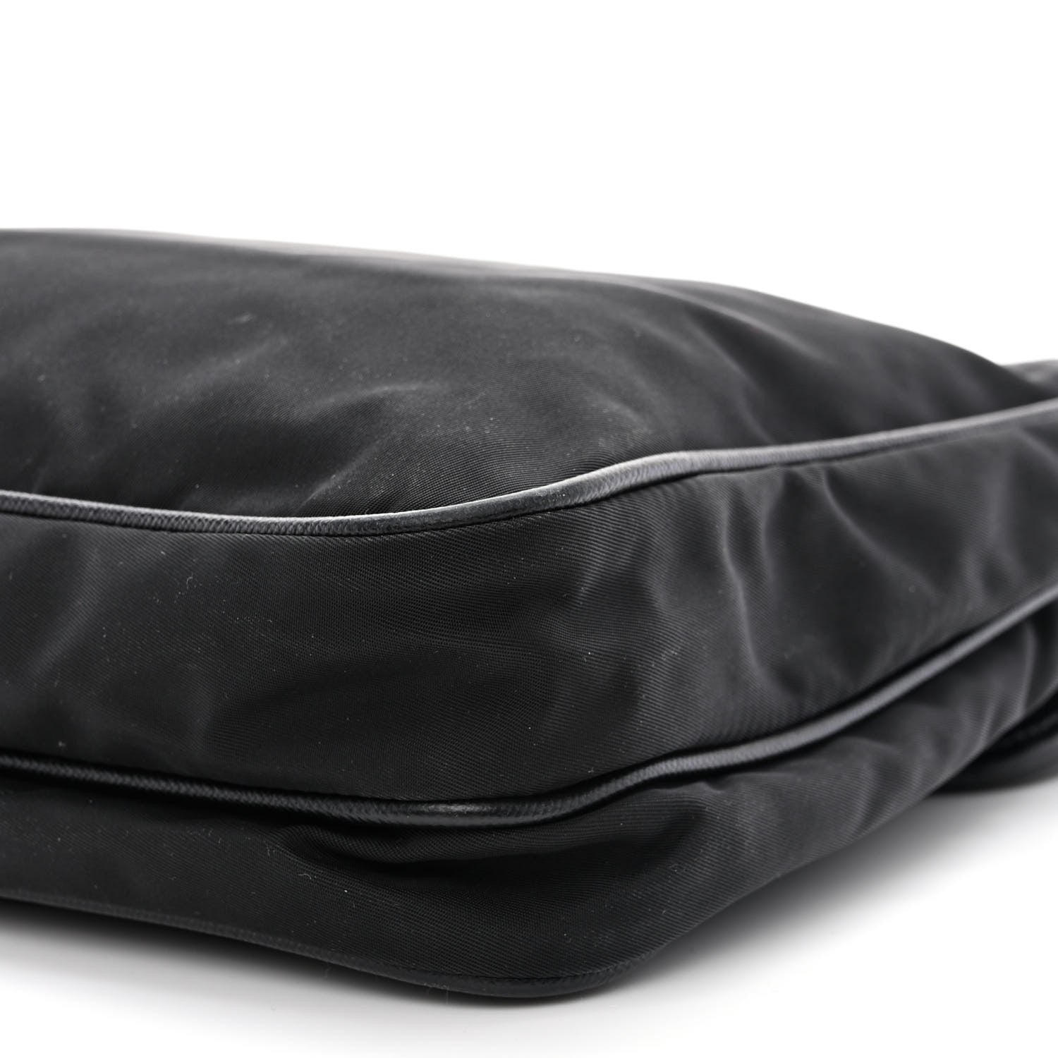 Prada Nylon Vela Flat Messenger Bag Black 12 of 12