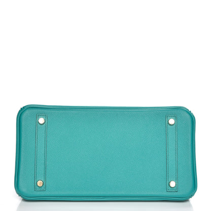 Hermes Epsom Birkin 30 Bleu Paon 6 of 25