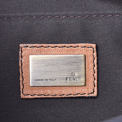 Fendi Nappa Patent B Bis Flap Bag Osso Black 6 of 9
