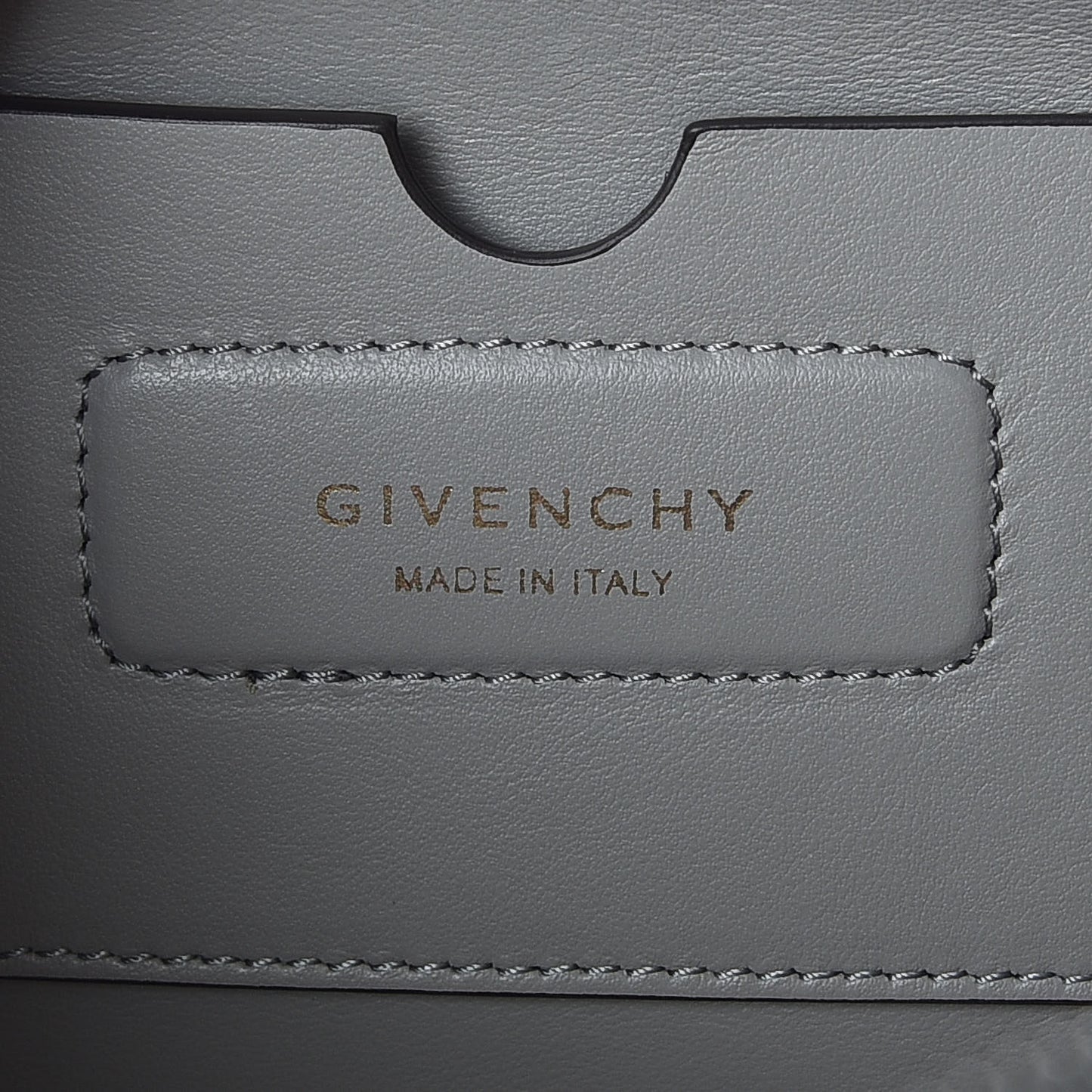 Calfskin Small Soft Antigona Pearl Grey