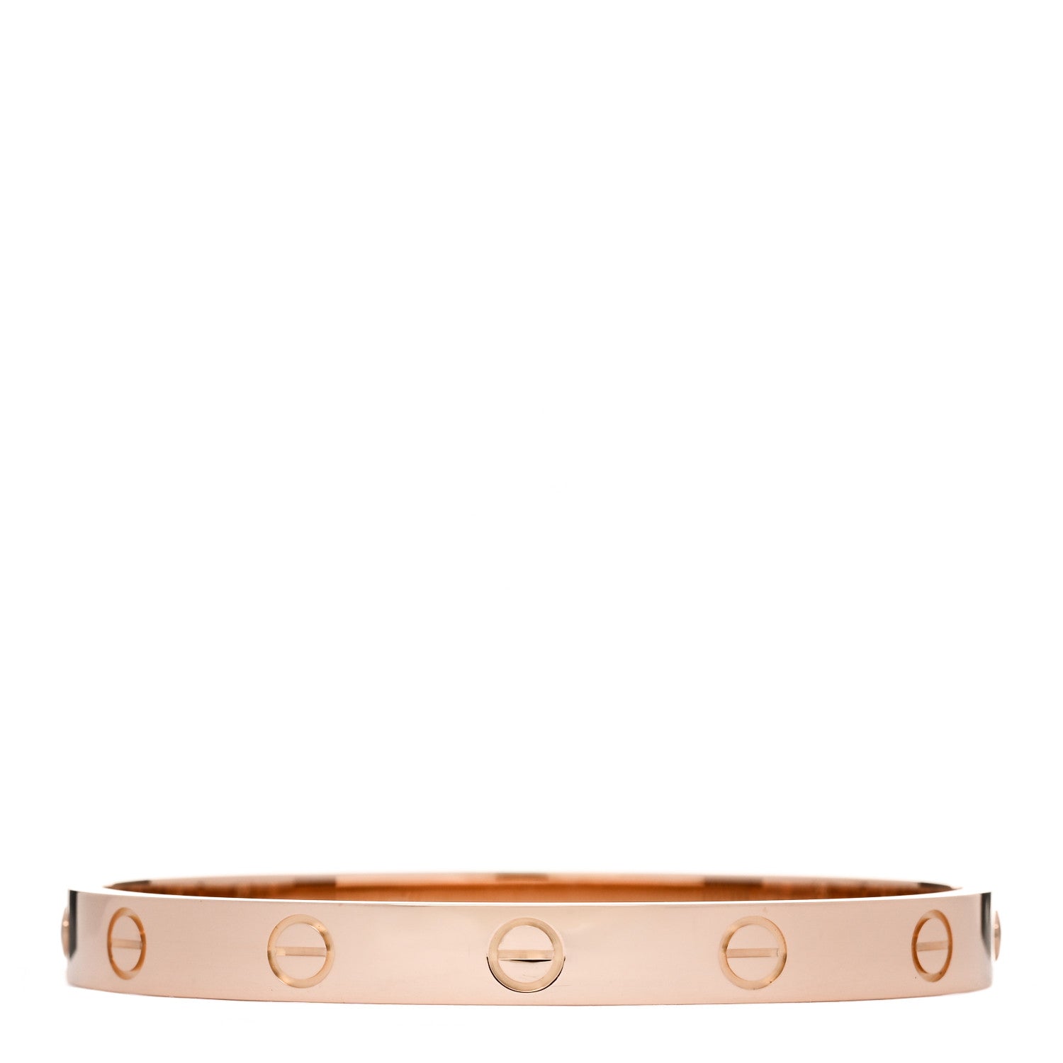 Cartier 18K Pink Gold Love Bracelet 16 1 of 9