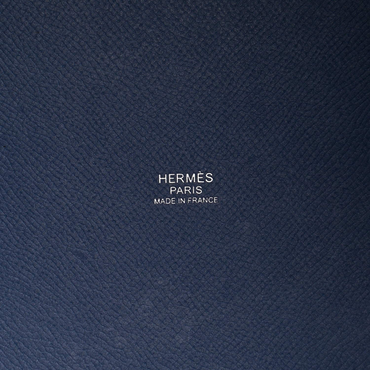 Hermes Epsom Tressage De Cuir Picotin Lock 22 MM Bleu Encre Brique Black 6 of 10
