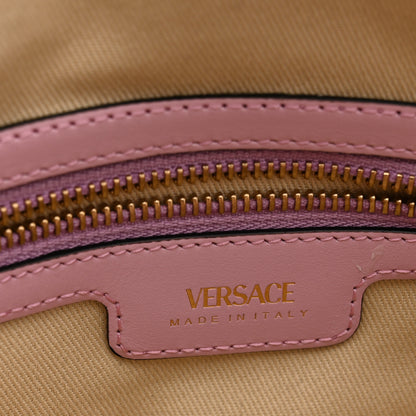 Versace Canvas Calfskin Allover La Medusa Small Tote Pink 6 of 9