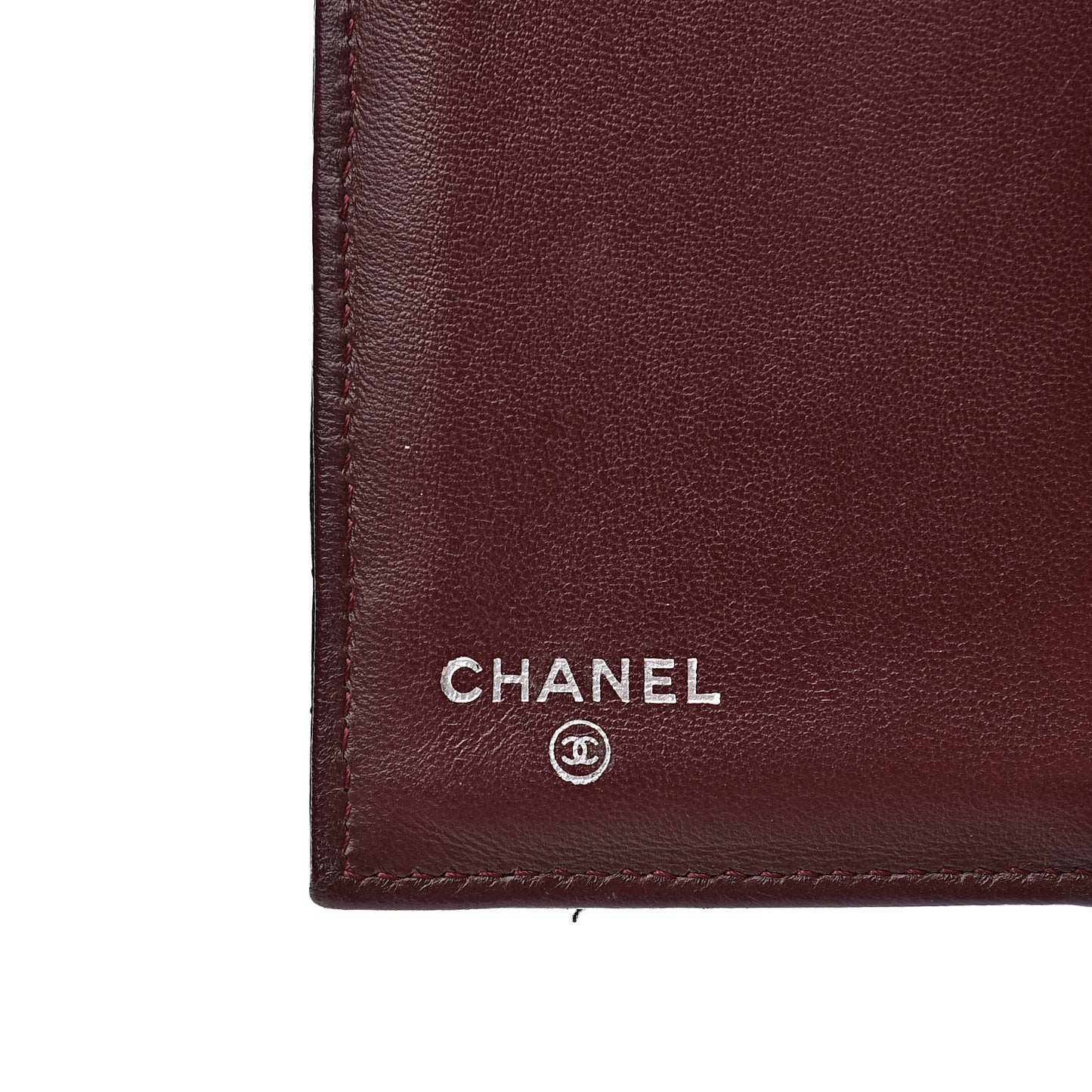 Lambskin Quilted Large Flap Wallet Black