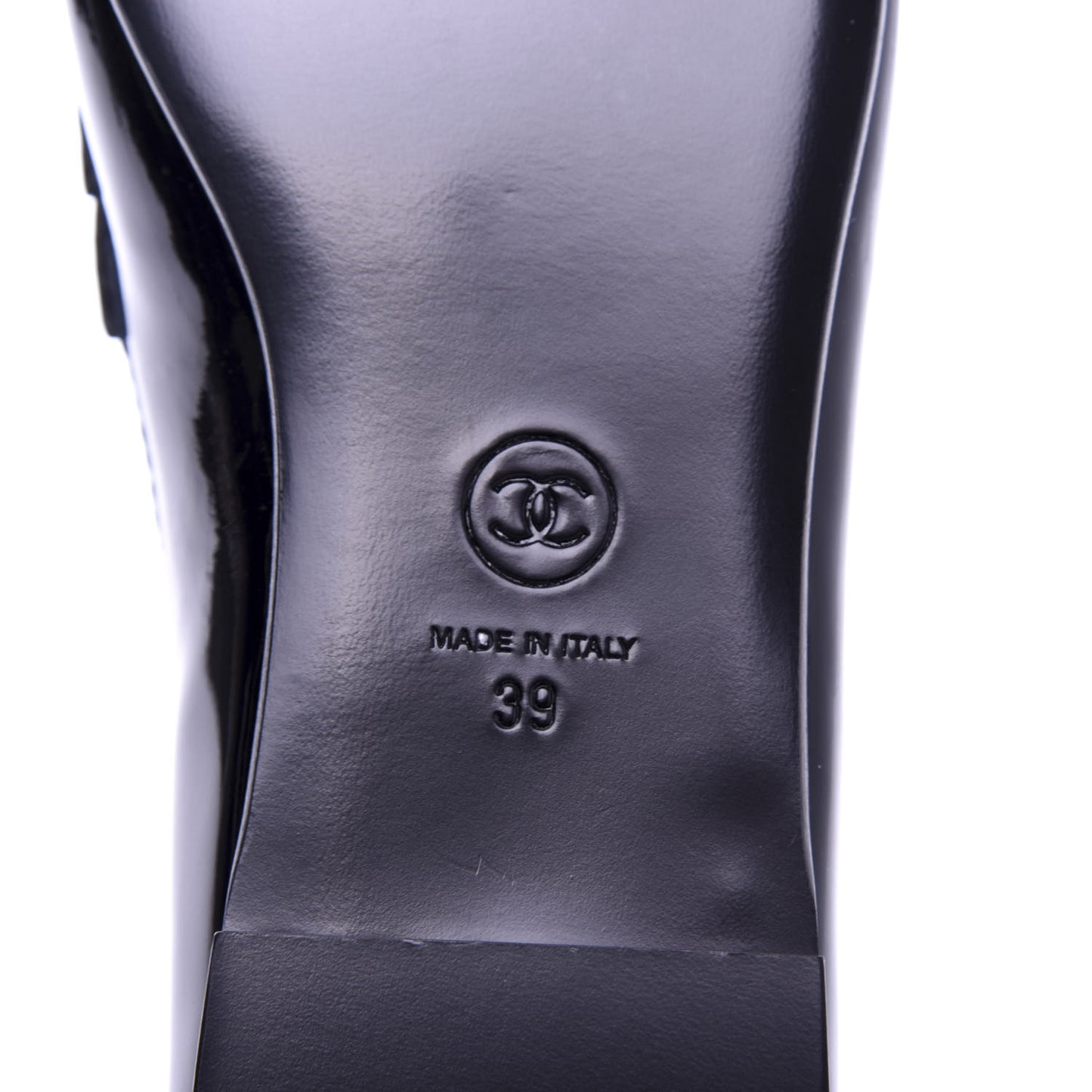 Patent CC Mocassin Loafers 39 Black