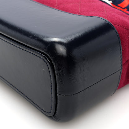 Chanel Wool Calfskin Quilted Medium Gabrielle Hobo Red 10 of 10