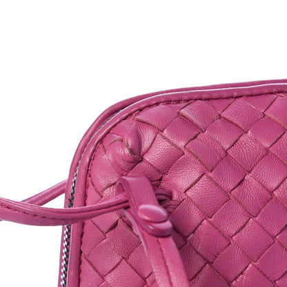 Bottega Veneta Nappa Intrecciato Pillow Crossbody Messenger Peony 14 of 15
