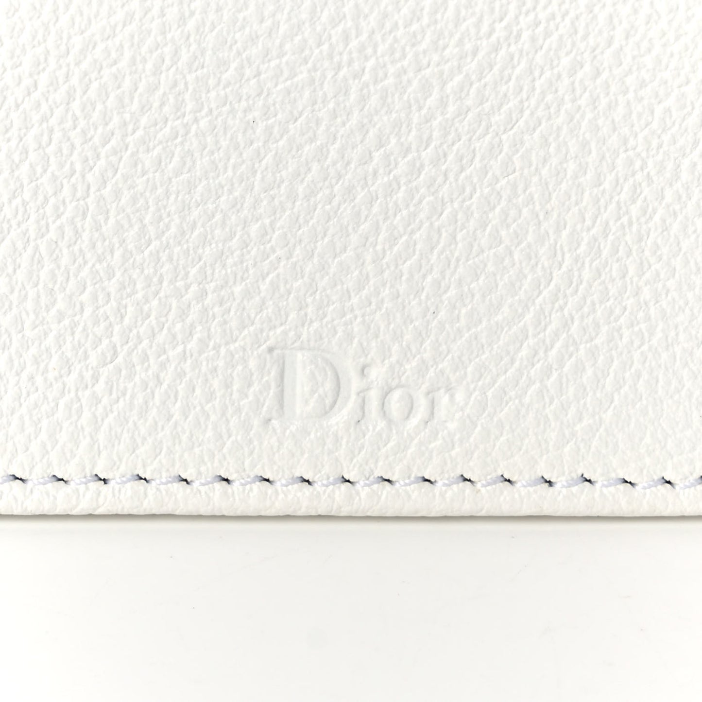 Calfskin Medium Diorama Flap Bag Off White