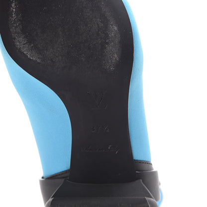 Louis Vuitton Neoprene Deep Sea Ankle Boot 37.5 Blue 6 of 7
