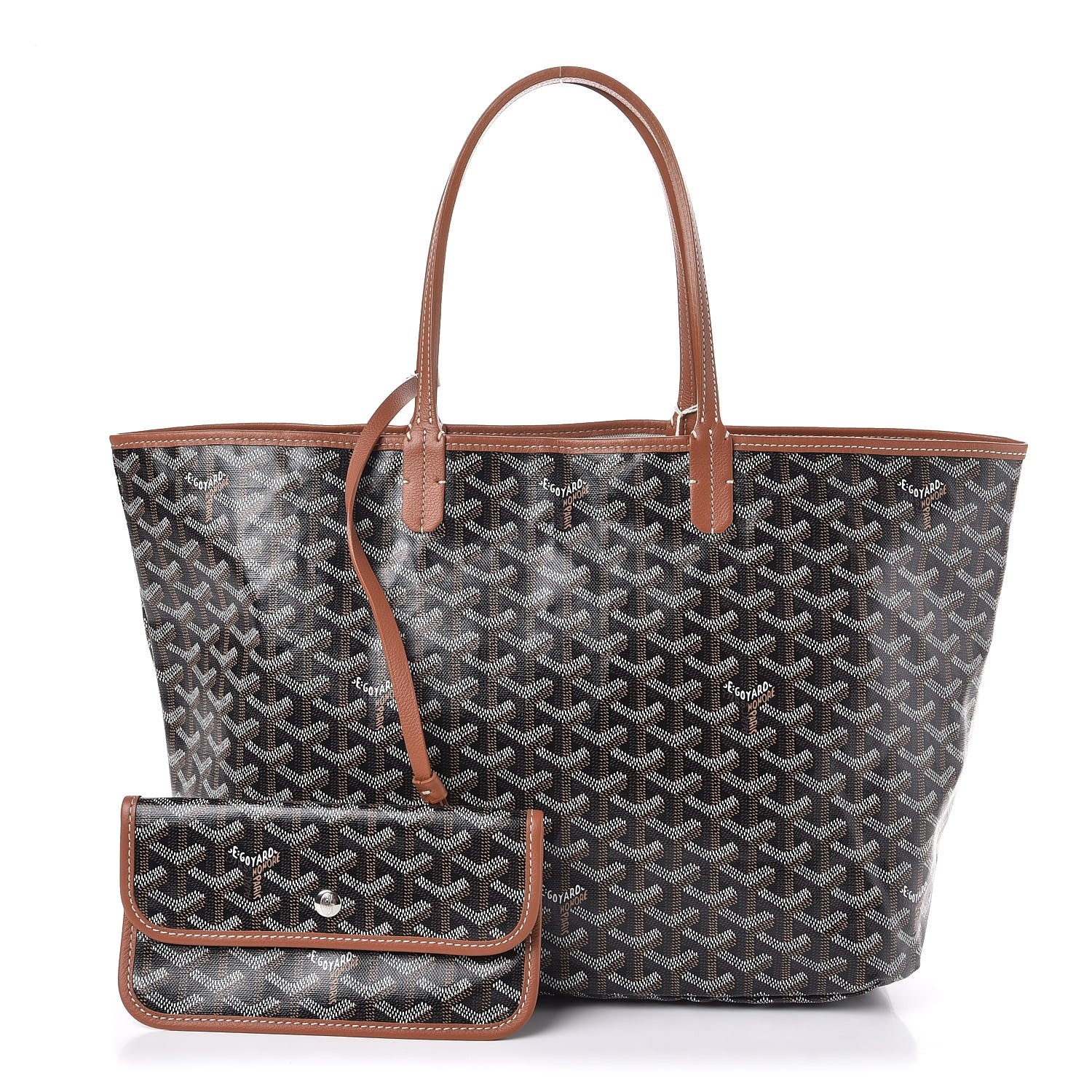 Goyard Goyardine Saint Louis PM Black Gold 1 of 7