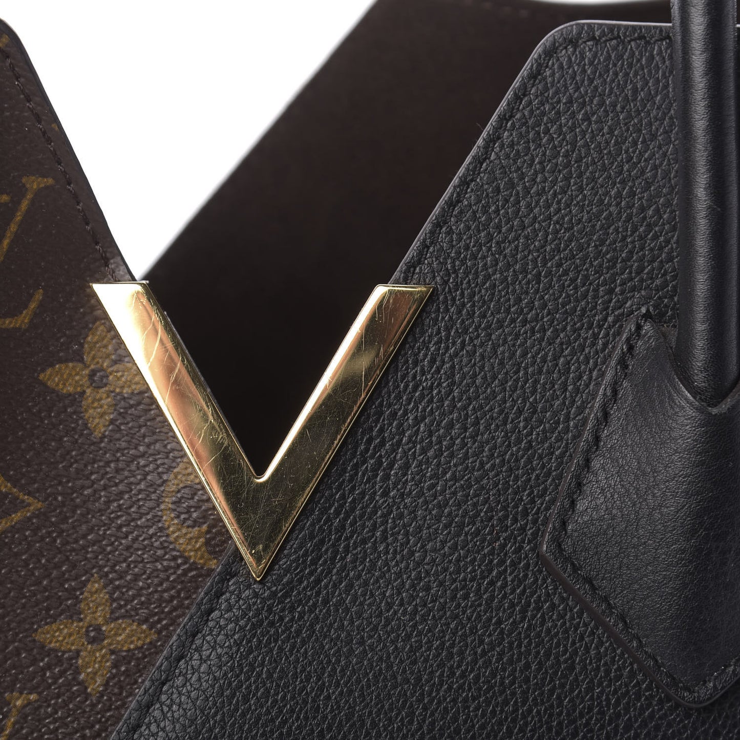 Calfskin Monogram Kimono Tote Black