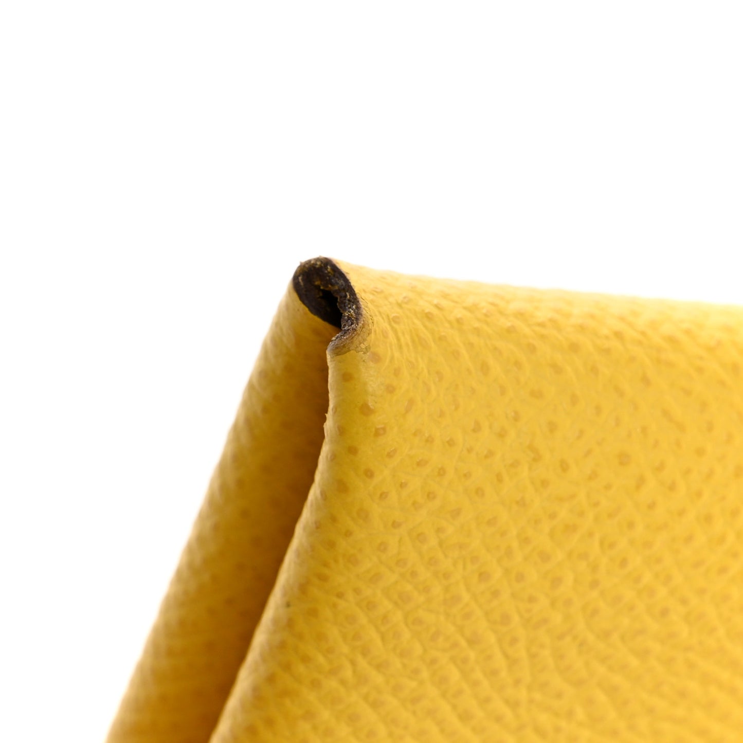 Epsom Calvi Duo Card Case Jaune De Naples