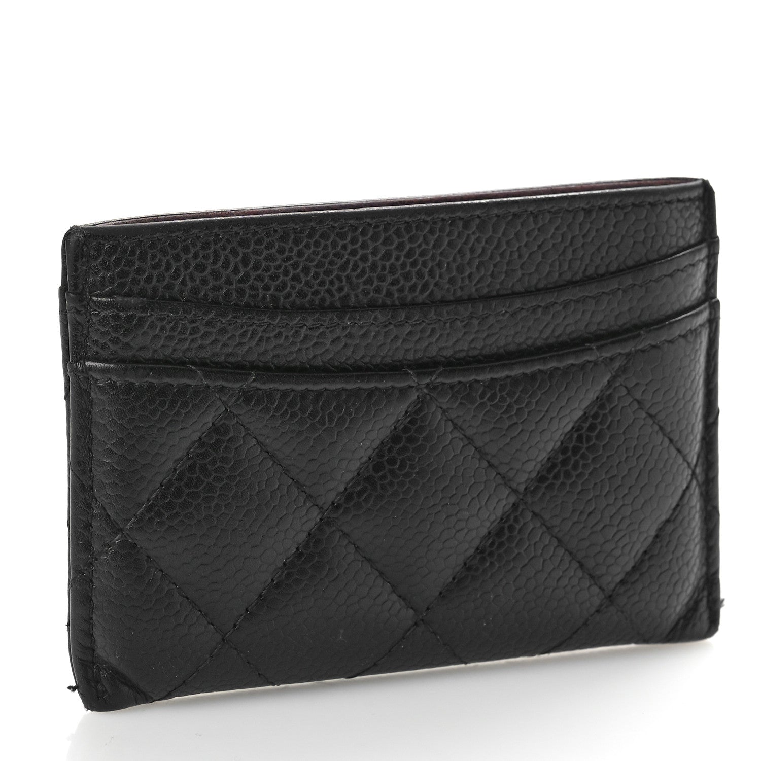 Chanel Caviar Quilted Card Holder Black 3 of 9