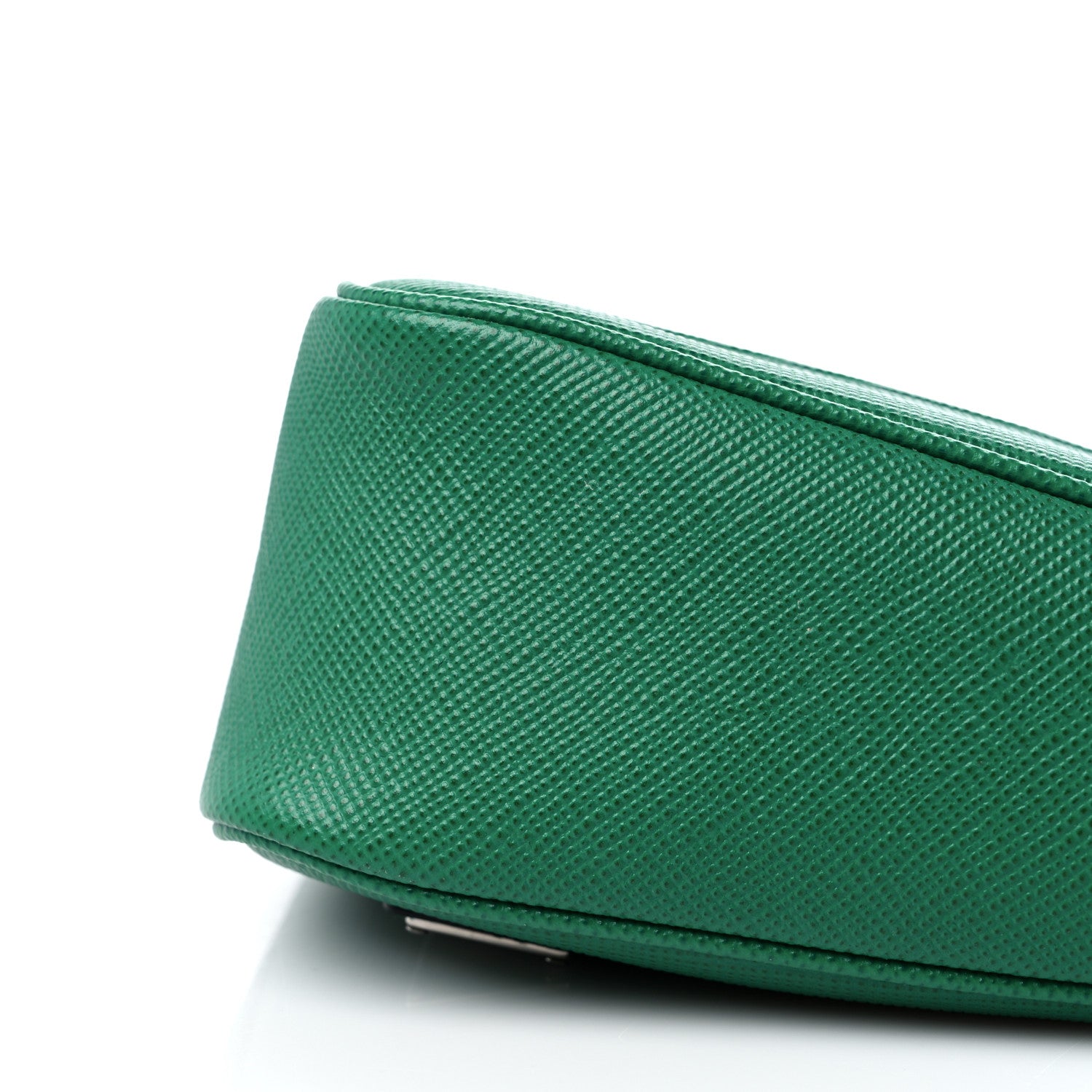 Prada Saffiano Cuir Triangle Wristlet Mango 7 of 8