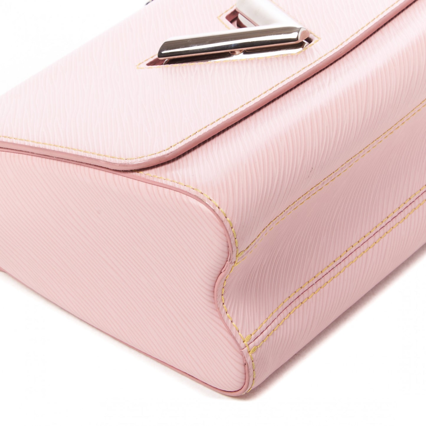 Epi Twist Shoulder Bag MM Rose Ballerine