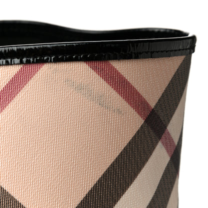 Burberry Nova Check Large Nickie Tote Black 14 of 31