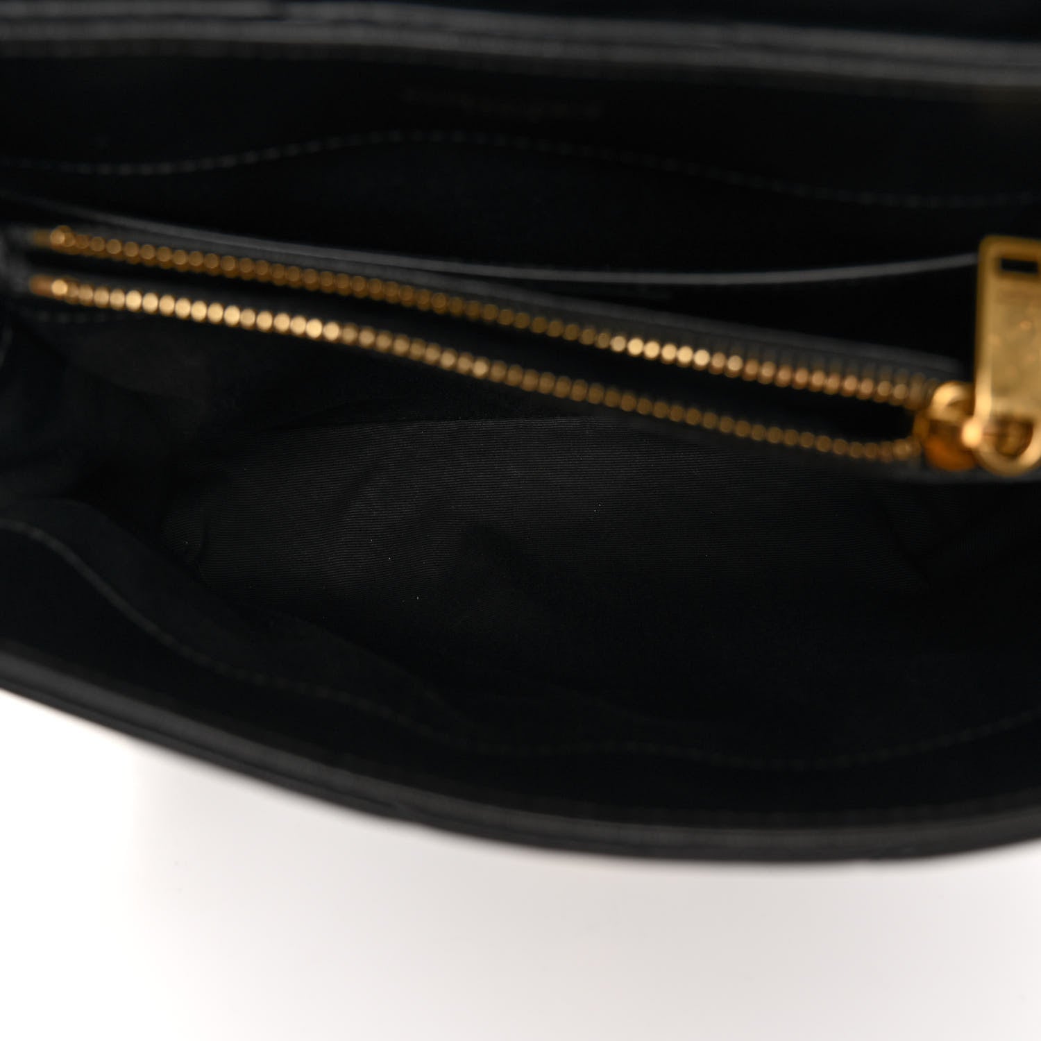 Saint Laurent Calfskin Y Quilted Monogram Small Loulou Chain Satchel Black 5 of 9