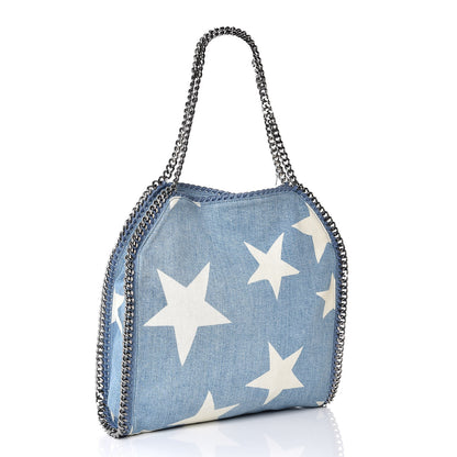 Stella McCartney Denim Star Small Falabella Tote Blue 3 of 8