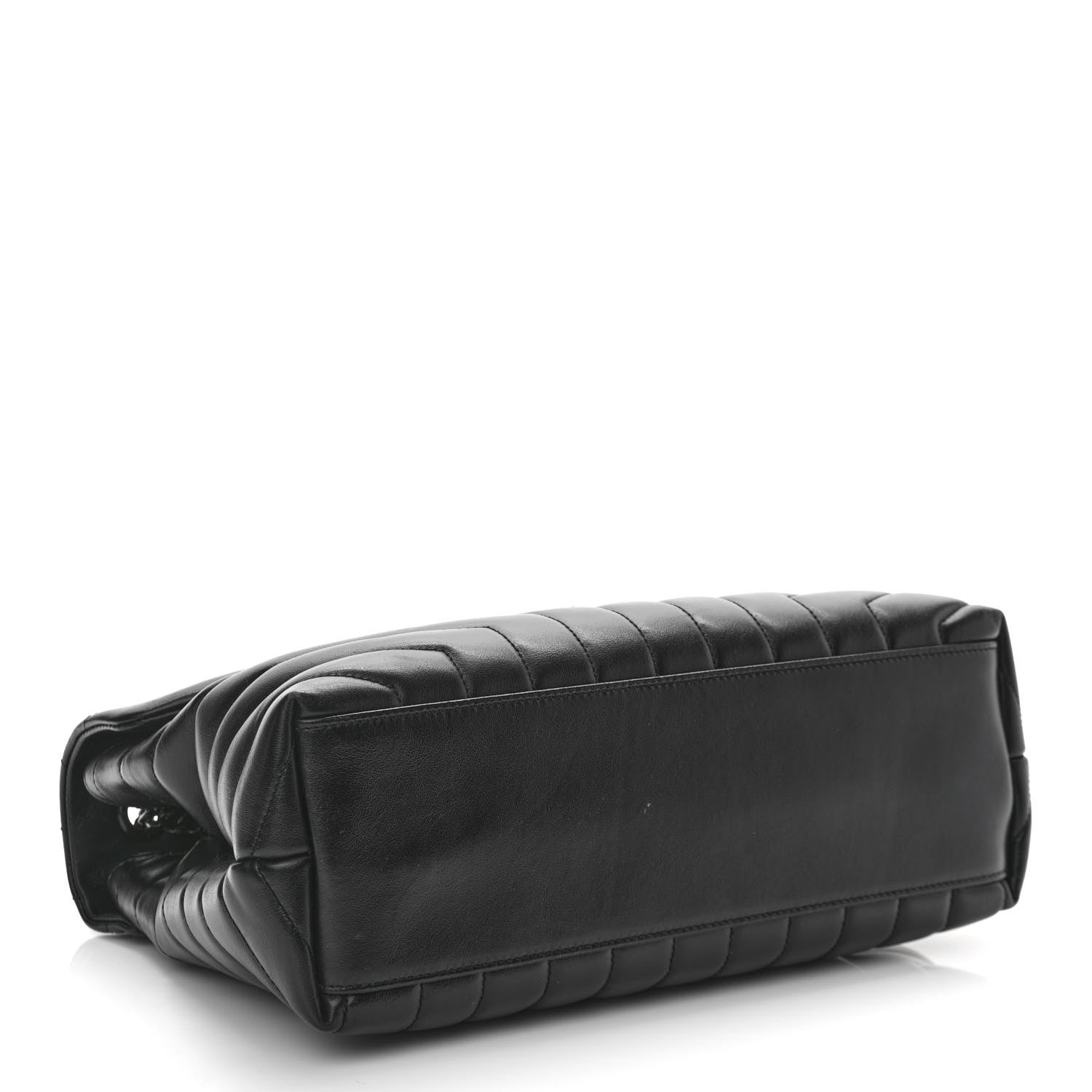 Saint Laurent Calfskin Y Quilted Monogram Medium Loulou Chain Satchel Black 4 of 10