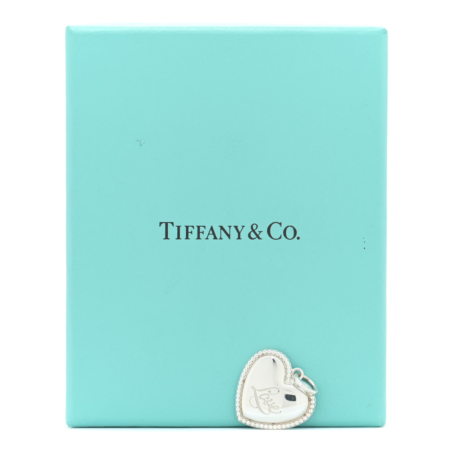 Tiffany Sterling Silver Love Heart Charm 4 of 4