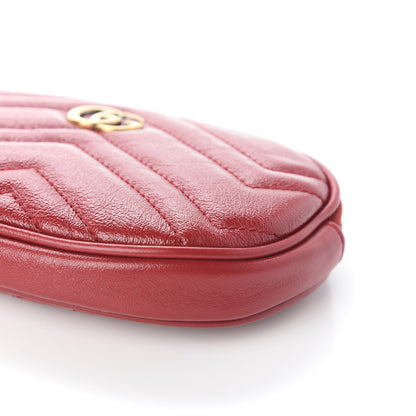 Gucci Azalea Calfskin Matelasse GG Marmont Multi Belt Bag 85 34 Romantic Cerise 19 of 20