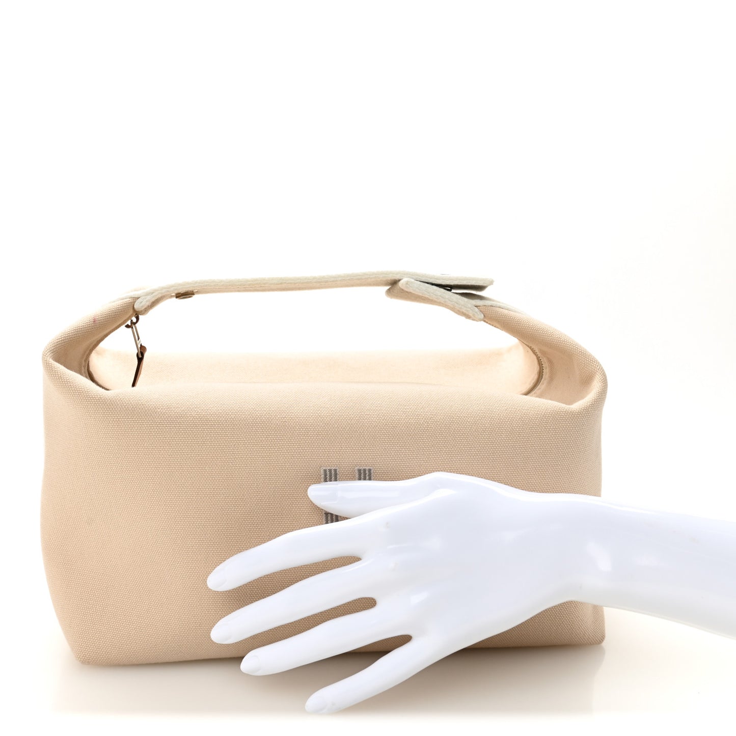 Canvas Large Bride-A-Brac Pouch Natural