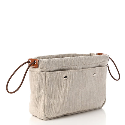 Hermes Canvas Barenia Fourbi 20 PM Pouch Naturel Fauve 3 of 10