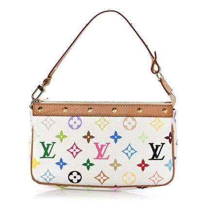Louis Vuitton Monogram Multicolor Pochette Accessories White 1 of 10