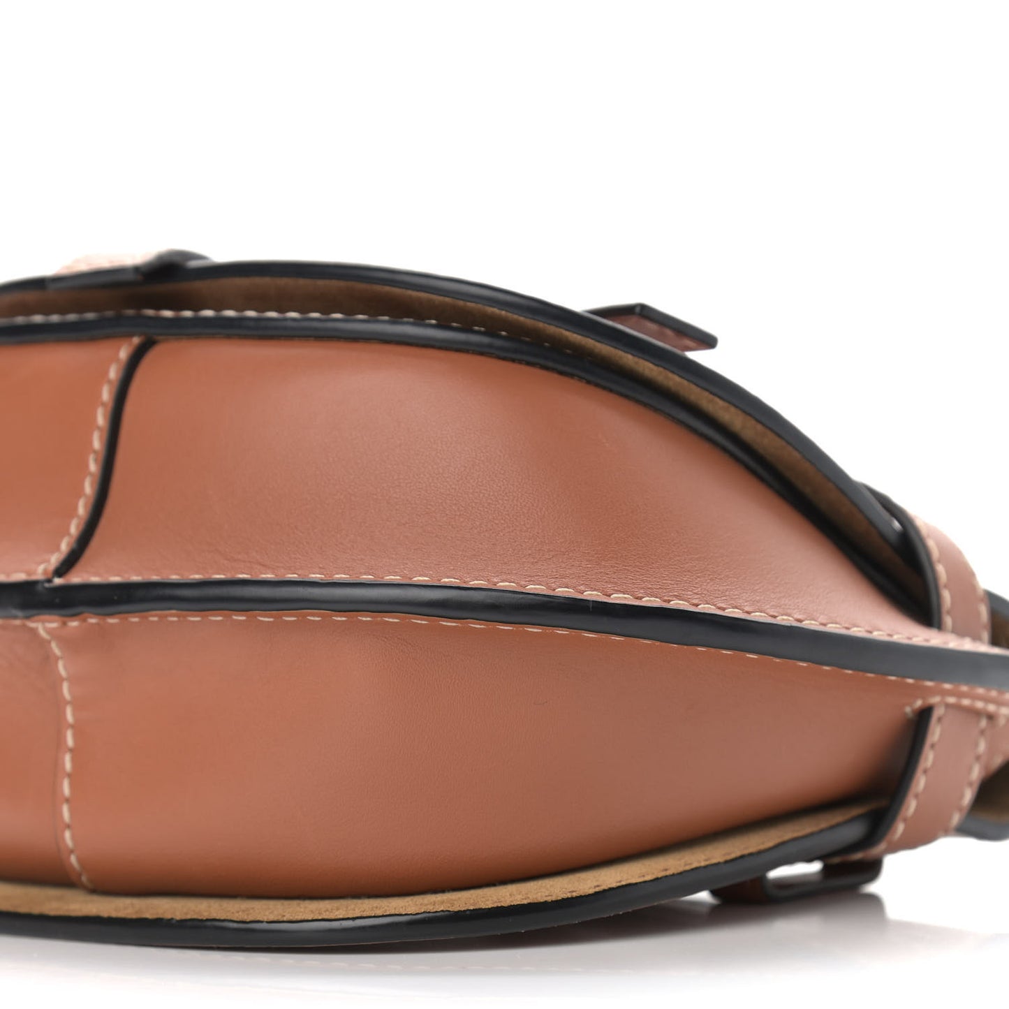 Calfskin Mini Gate Belt Bag Tan