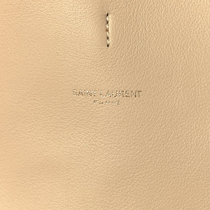 Saint Laurent SAINT LAUREN Smooth Calfskin Small Suzanne Hobo Ivory Natural 7 of 12