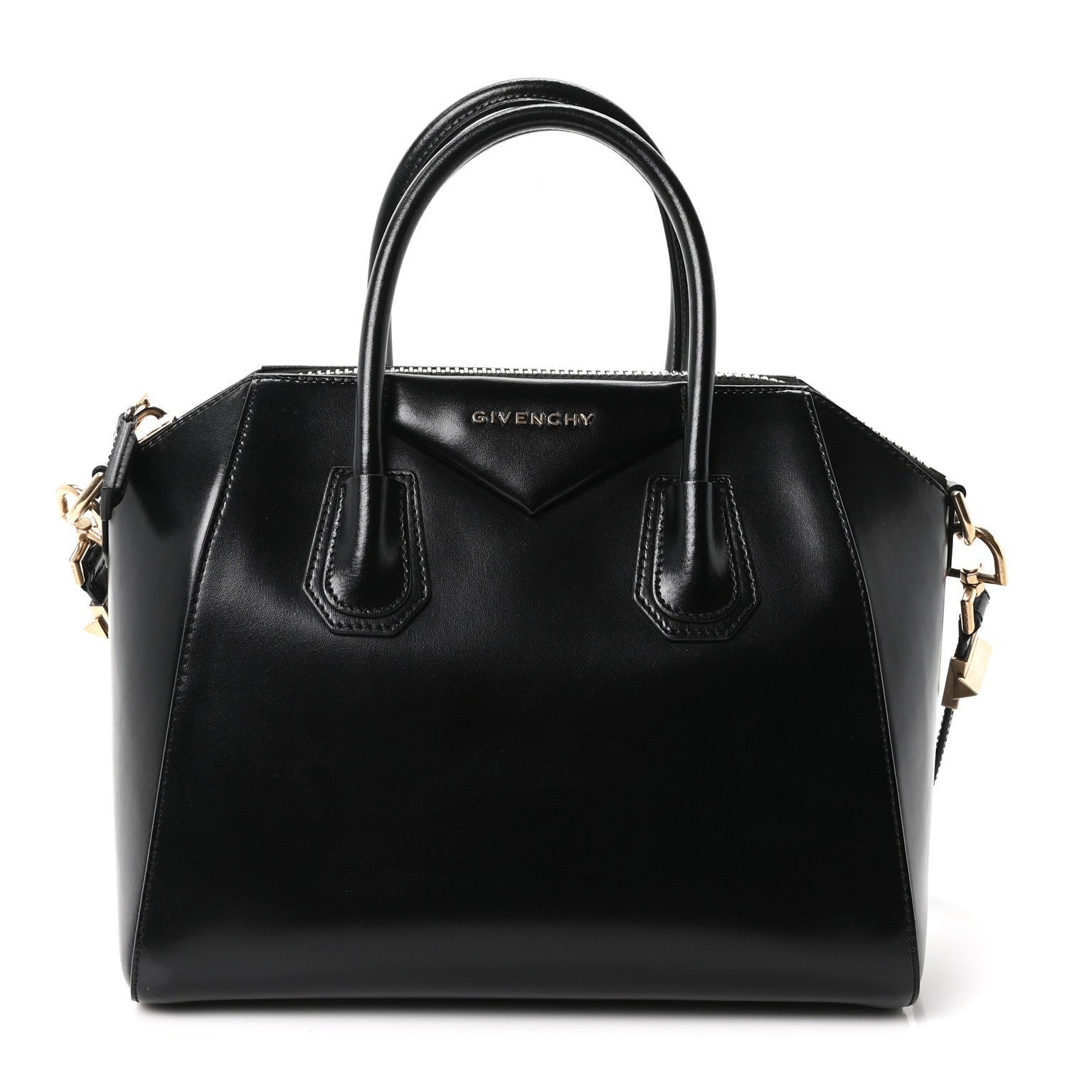 Givenchy Shiny Lord Calfskin Small Antigona Black 1 of 10