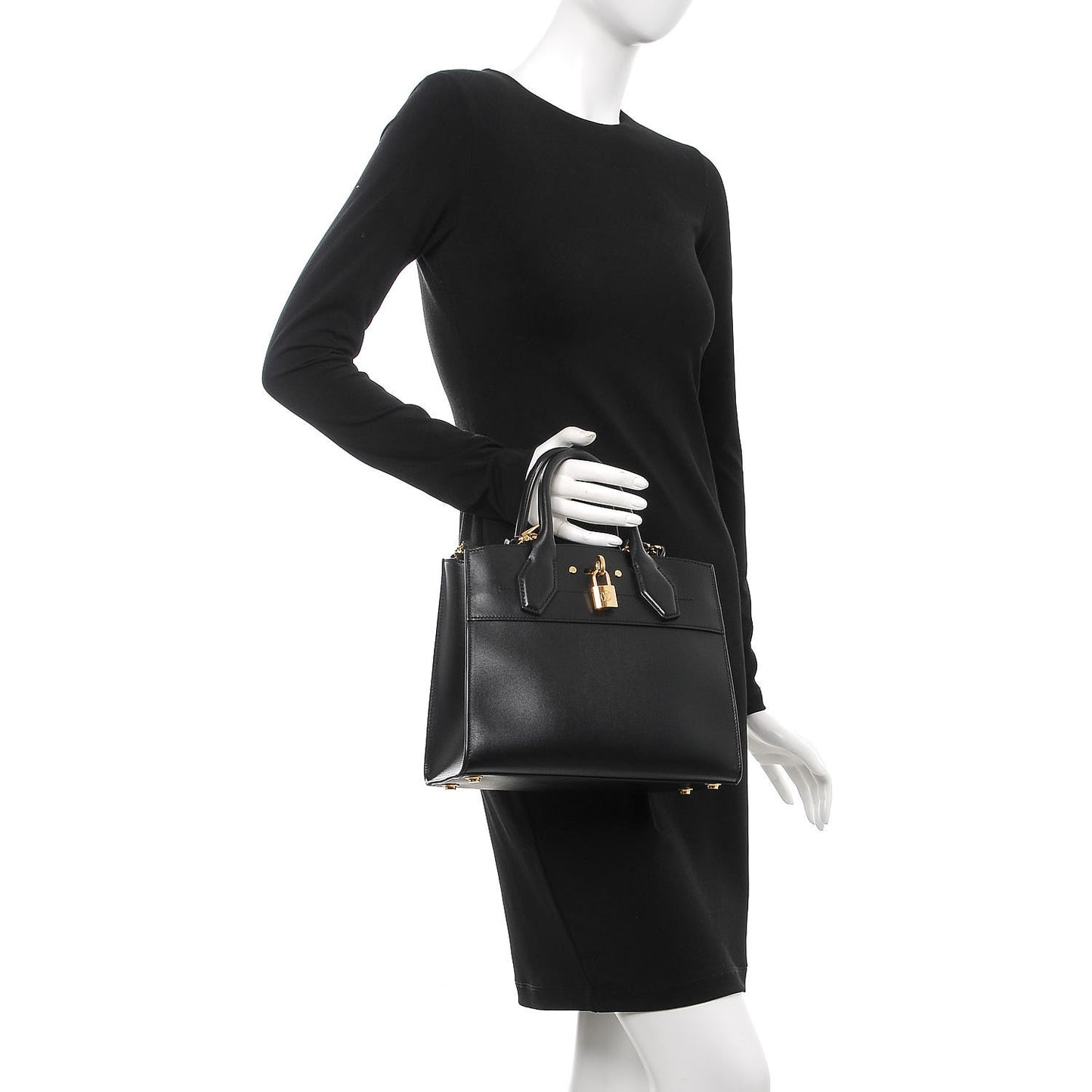 Calfskin City Steamer PM Black