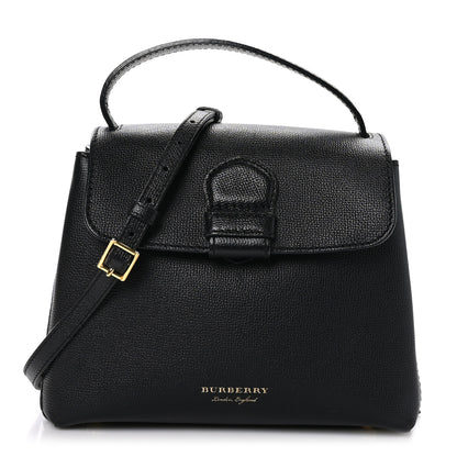 Burberry Derby Calfskin House Check Small Camberley Black 1 of 11
