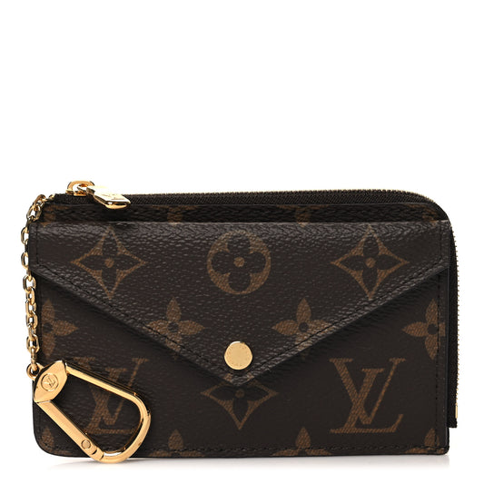 Monogram Recto Verso Card Holder Black