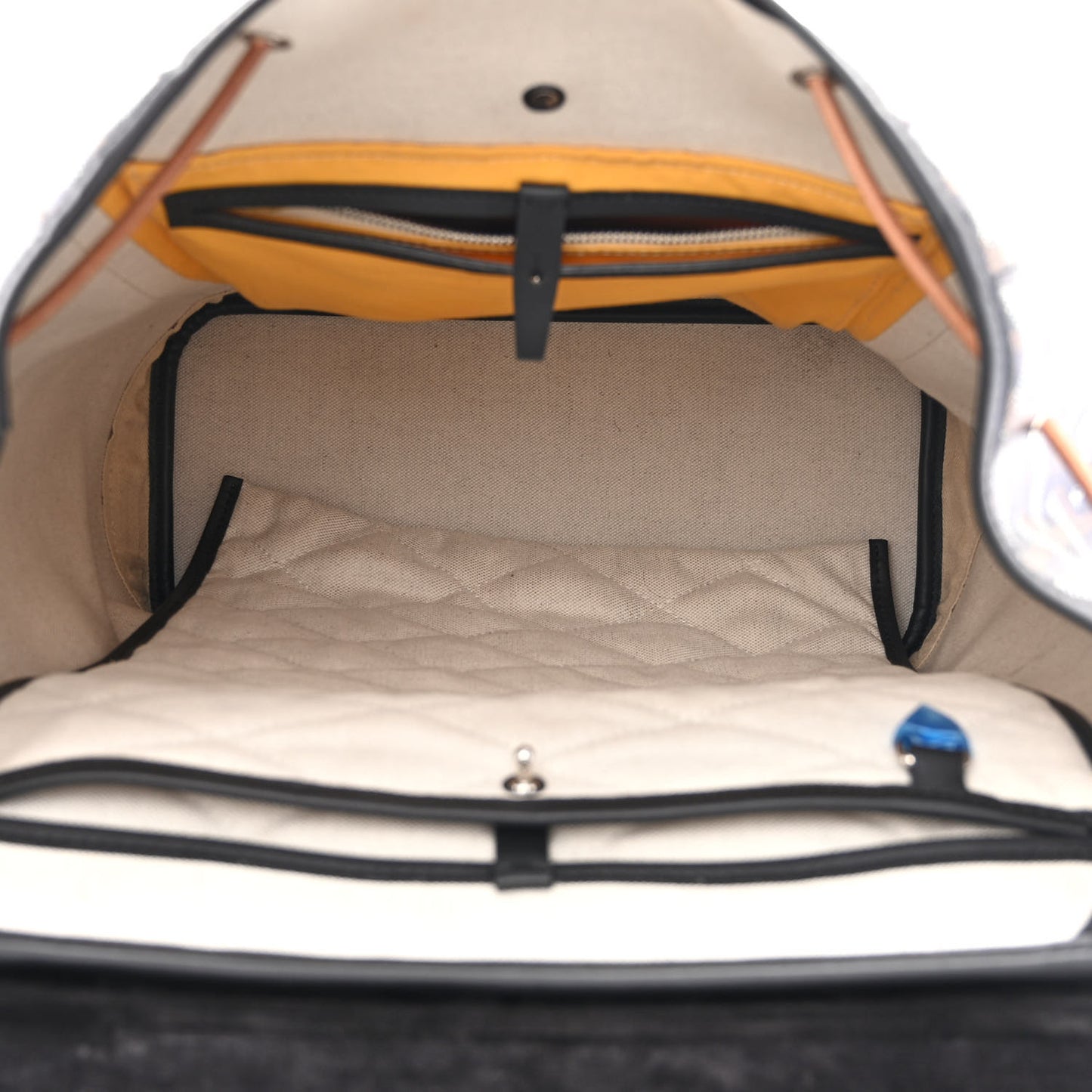 Goyardine Calfskin Alpin MM Backpack Black