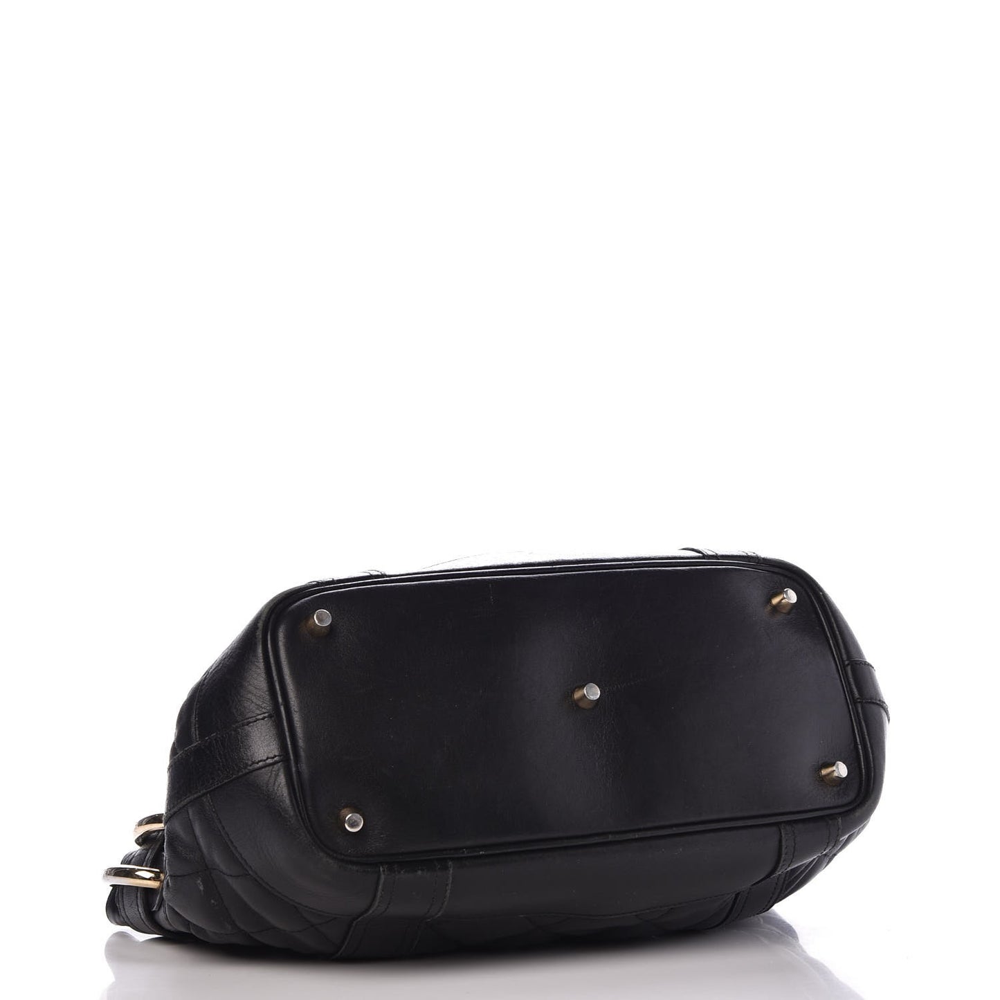 Calfskin Quilted Baby Beaton Black