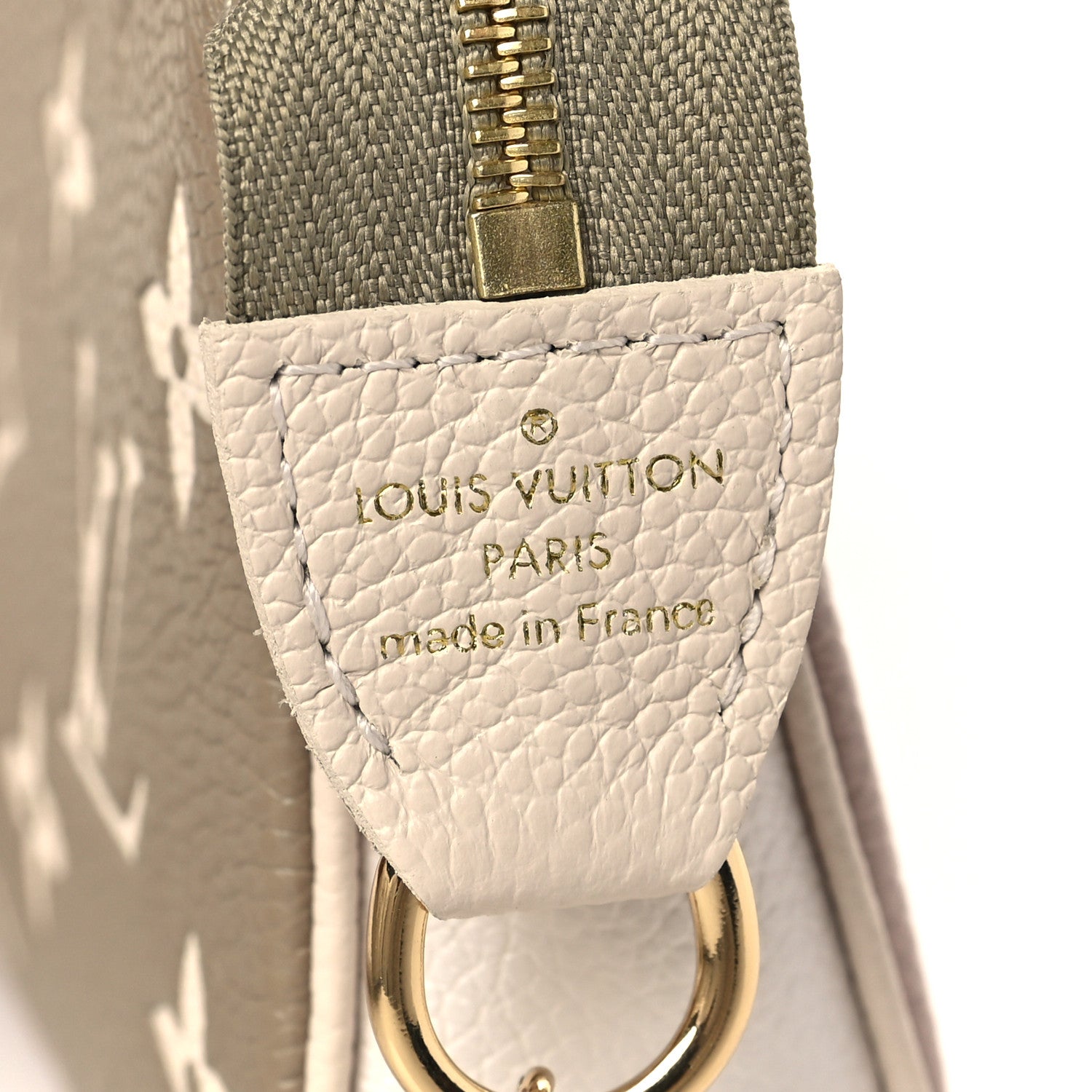 Louis Vuitton Empreinte Spring in the City Mini Pochette Accessories Kaki Beige Cream 5 of 5