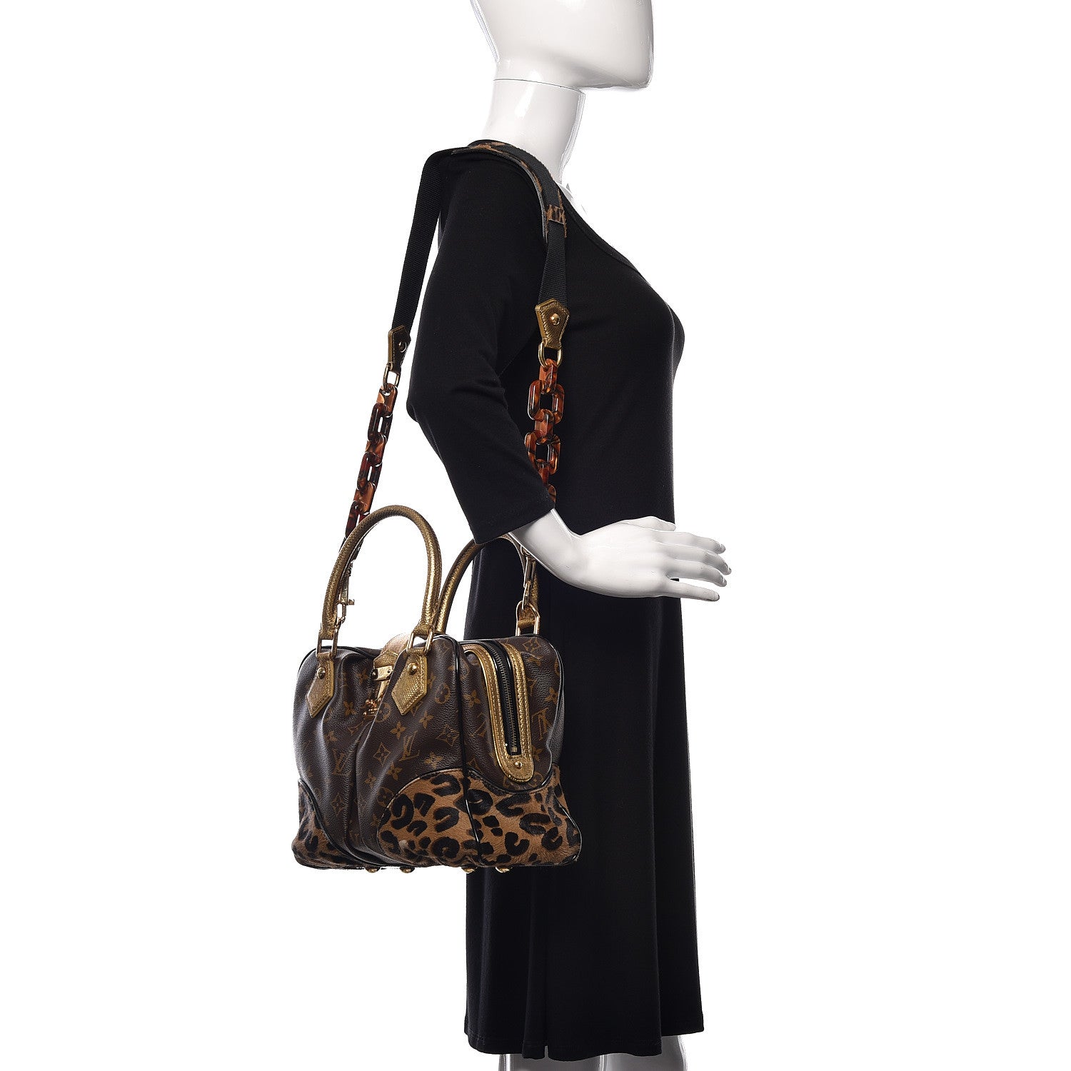 Louis Vuitton Monogram Leopard Adele 2 of 13