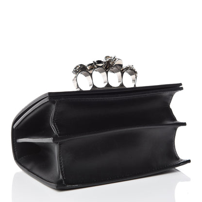 Alexander McQueen Calfskin Knuckle Crossbody Black 4 of 9