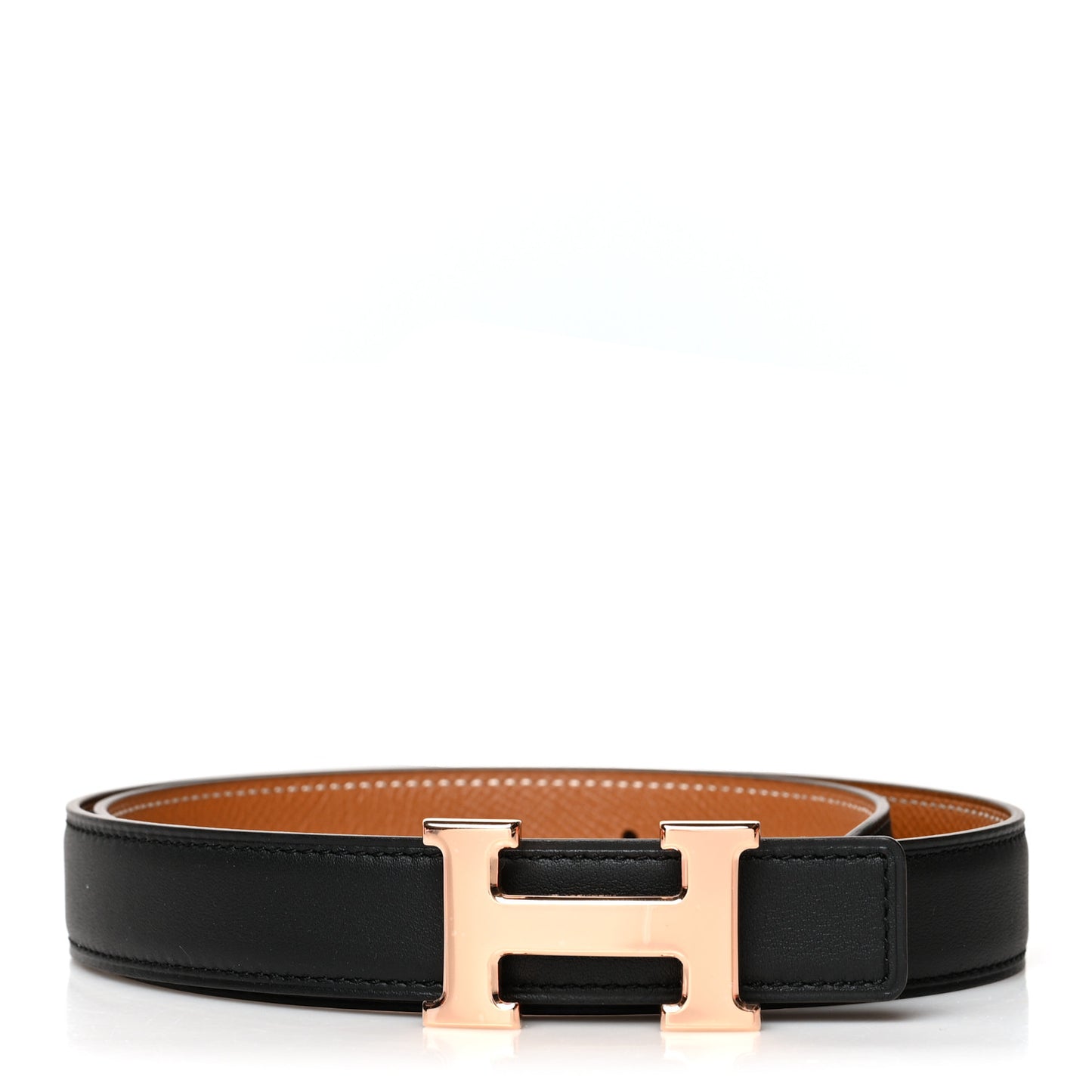 Swift Epsom 24mm H Belt 75 Black Gold