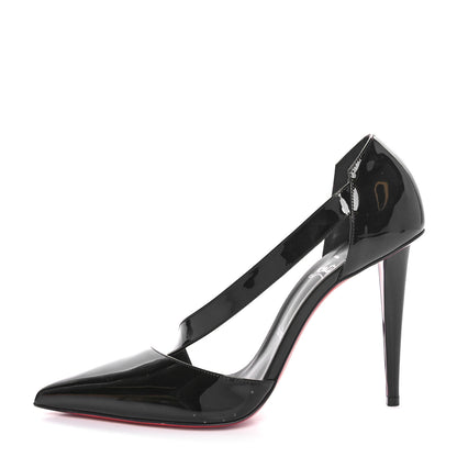 Christian Louboutin Patent Astrid 100 Pumps 39.5 Black 1 of 9