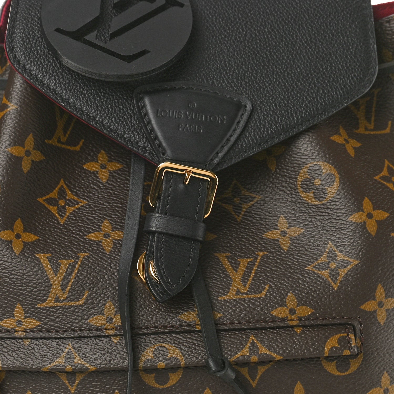 Louis Vuitton Monogram Montsouris PM Black 7 of 9