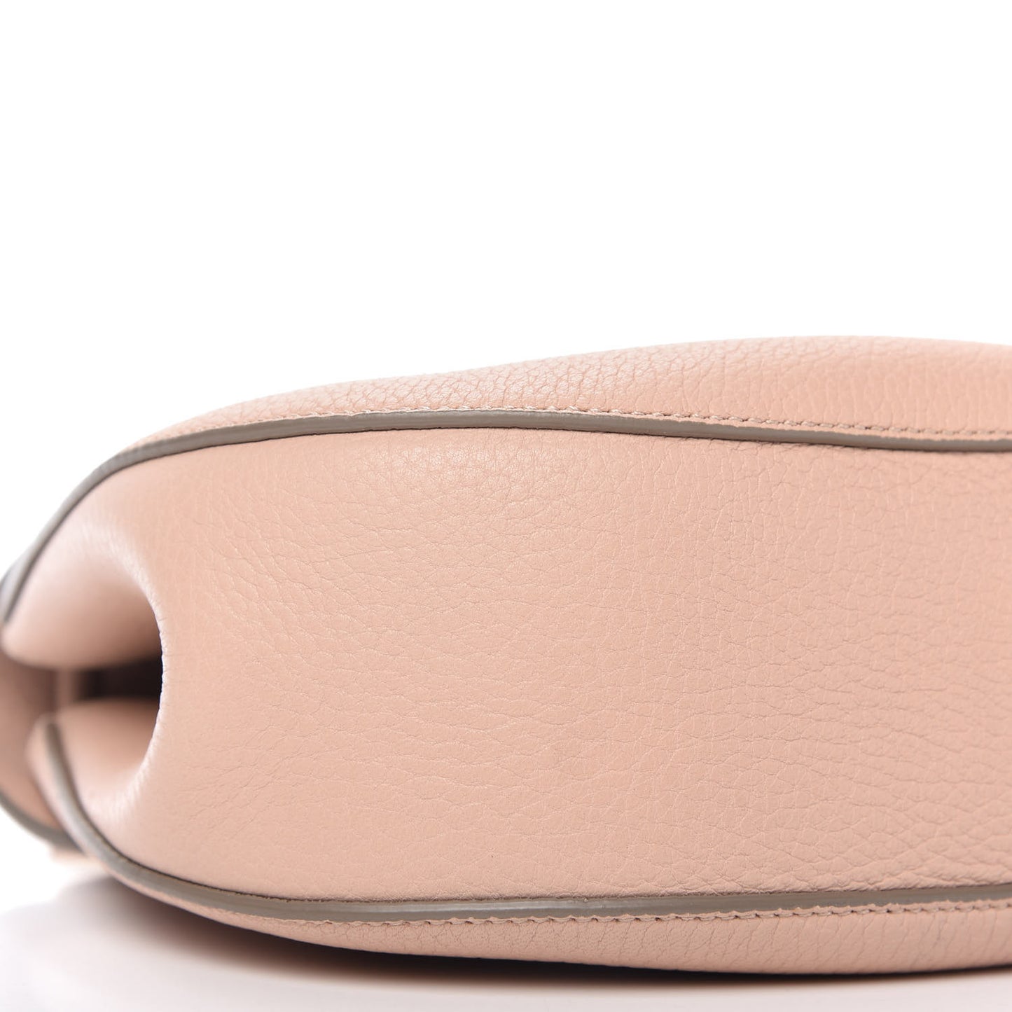 Grained Lambskin Drew Shoulder Bag Cement Pink