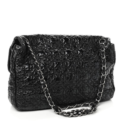 Chanel Vinyl Rock In Moscow Single Flap Black 2 of 8