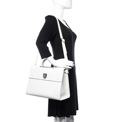 Christian Dior Bullcalf Large Diorever Flap White 2 of 9