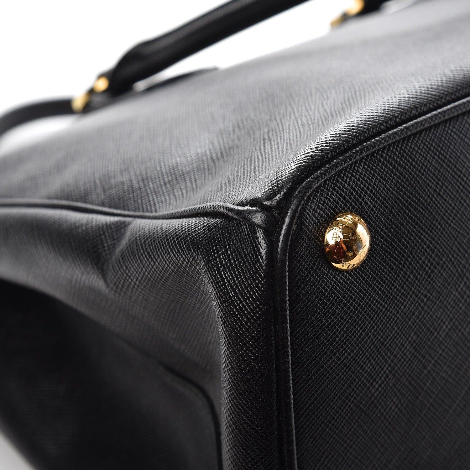 Prada Saffiano Medium Galleria Double Zip Tote Black 12 of 15