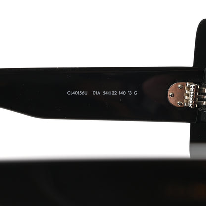 Celine Acetate Square Sunglasses CL40156U Black 6 of 6