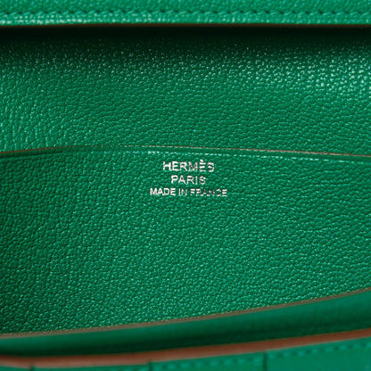 Hermes Chevre Mysore Bearn Gusset Wallet Menthe 6 of 9